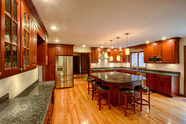 Cherry Kitchen Cabinet Repair in Bastrop