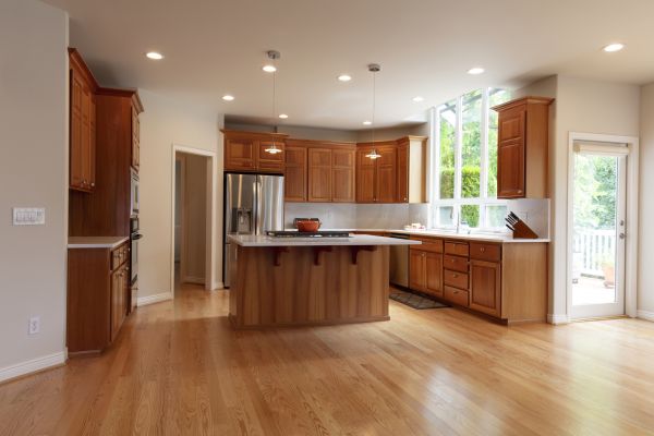Oak Kitchen Cabinet Repair in Bastrop